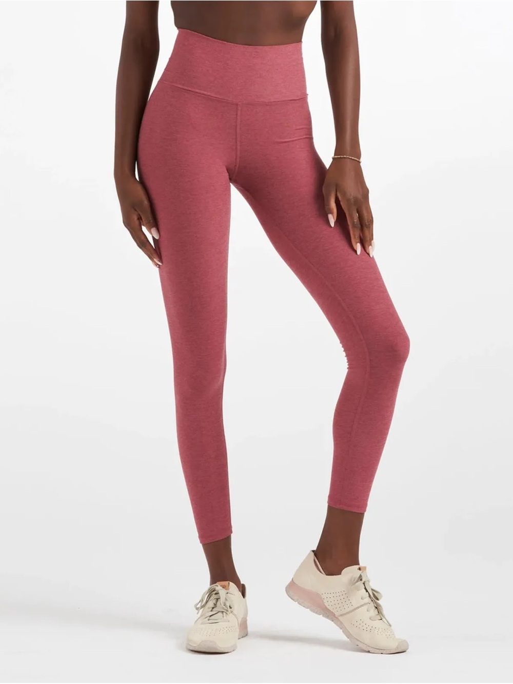 Vuori Clean Elevation 7/8 Leggings in Desert Rose Heather